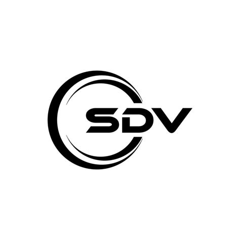 SDV Logo Design, Inspiration for a Unique Identity. Modern Elegance and Creative Design ...