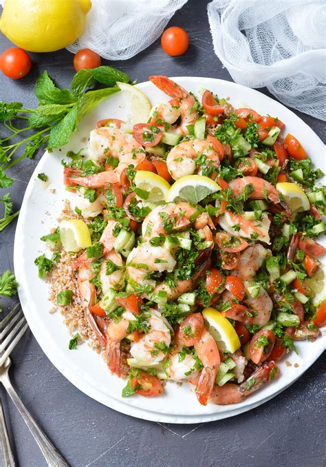 Tabouli Shrimp Salad Recipe (Whole30) - WonkyWonderful