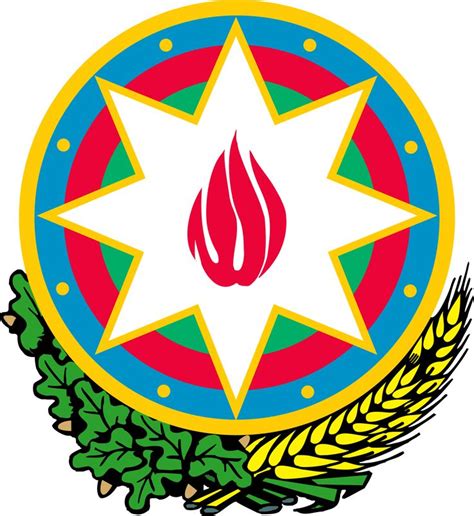 Azerbaijan | Coat of arms, Azerbaijan, Azerbaijan flag