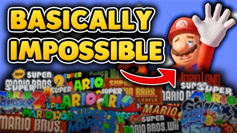 Can I Speedrun Every Mario Game in 1 Day? - YouTube