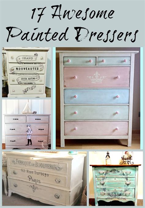 17 Awesome Painted Dressers | The Graphics Fairy | Bloglovin’