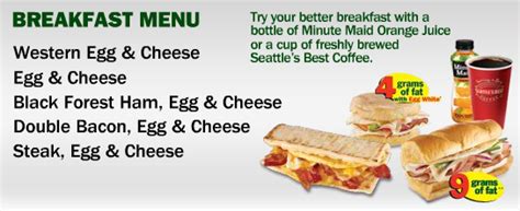 Subway now open for breakfast. Anyone tried it? - NeoGAF