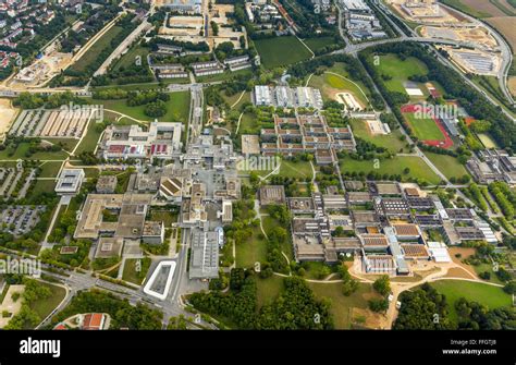 Aerial view, University of Regensburg, University of Regensburg, Regensburg University ...