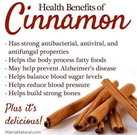 Pin by Cherie Dolski on Health Benefits | Cinnamon health benefits ...