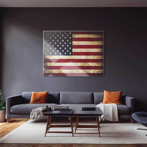 Rustic American Flag Wall Art – Canvas Freaks