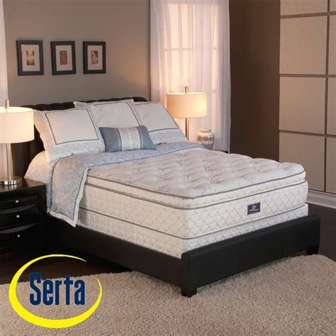 Serta Perfect Sleeper Conviction Super Pillow Top King-size Mattress and Box Spring Set - Free ...