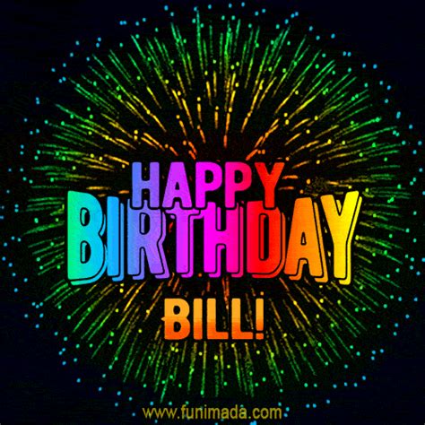 Happy Birthday Bill GIFs - Download on Funimada.com