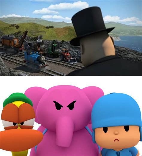 TFC's Cruelness Made Pocoyo, Pato and Elly angry by zmcdonald09 on DeviantArt