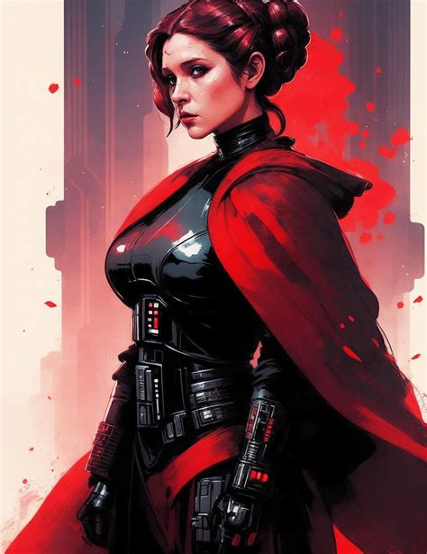 Default Princess Leia sith lord version from Star by Thekobs on DeviantArt