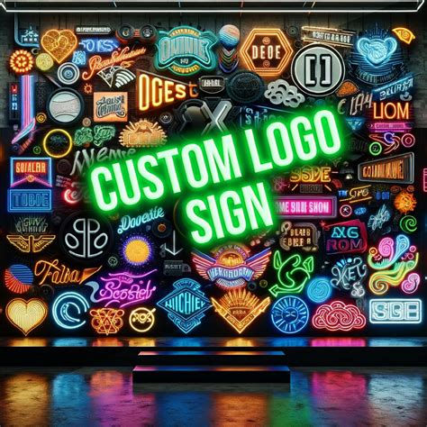 Neon Logo Sign, Neon Sign Custom Logo, Custom Neon Sign Logo Sign for ...