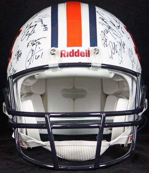 Lot Detail - 2010-11 Auburn Tigers (Nat'l Champs) Team Signed Full Sized Helmet (40+ Sigs)