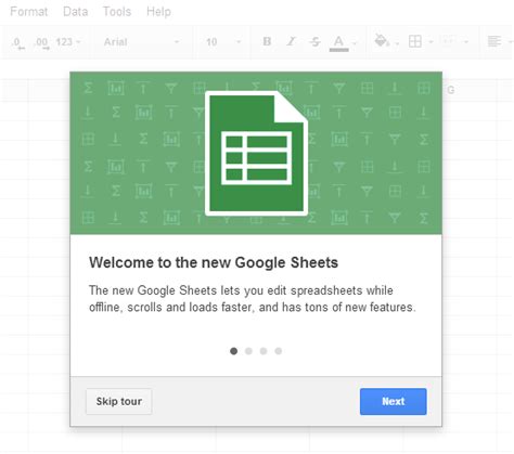 The New Google Sheets