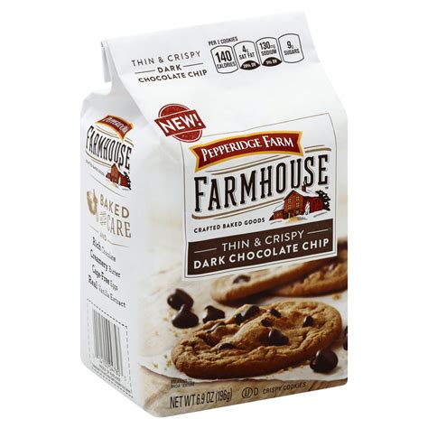 Pepperidge Farm Farmhouse Thin & Crispy Dark Chocolate Chip Cookies 6.9 ...