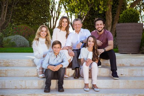 This is King Abdullah II with his family, the king of Jordan. He ...