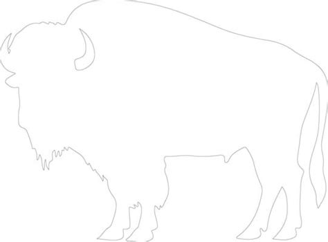 Buffalo Outline Vector Art, Icons, and Graphics for Free Download