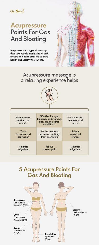 Acupressure Points For Gas & Bloating | Step by Step Guide