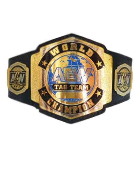 AEW World Tag Team Championship Belt - Aspire Leather