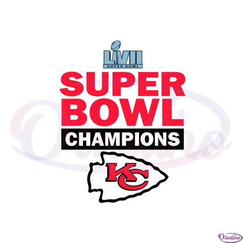 Kansas City Chiefs Super Bowl Lvii 2023 Champions Svg File - Oladino