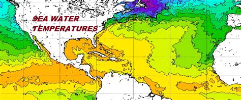 Atlantic Ocean Water Temperature Map - Maping Resources