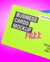 Stack of Business Cards Mockup - Free Download Images High Quality PNG, JPG