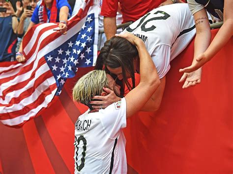 Abby Wambach Kisses Wife After World Cup Win