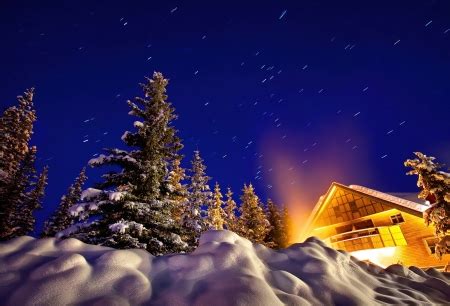 Winter night sky - Winter & Nature Background Wallpapers on Desktop ...