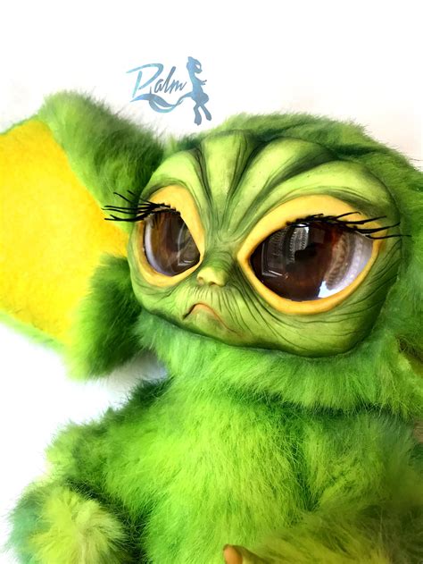 YODA baby Girl. Stuffed figurine star wars. OOAK Yoda Poseable | Etsy