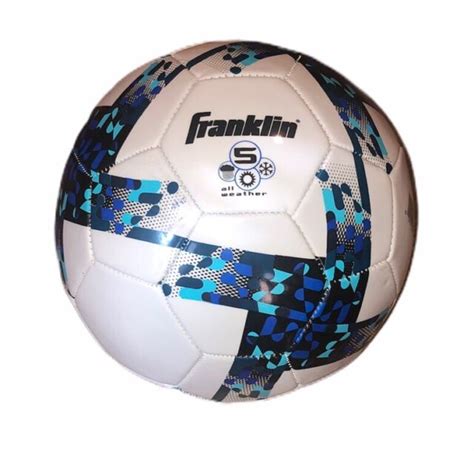 Franklin Sports All Weather Size 5 Soccer Ball Blue White & Black Print for sale online | eBay