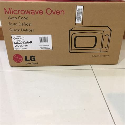 LG Microwave Oven, TV & Home Appliances, Kitchen Appliances, Ovens & Toasters on Carousell