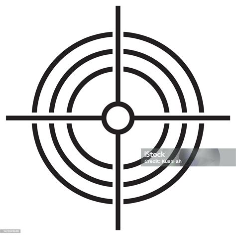 Shooting Target Logo Vector Icon Stock Illustration - Download Image ...