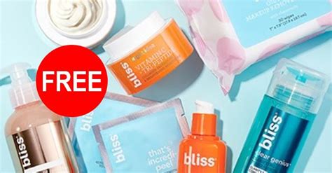 FREE Bliss Skincare Products for Reviewers