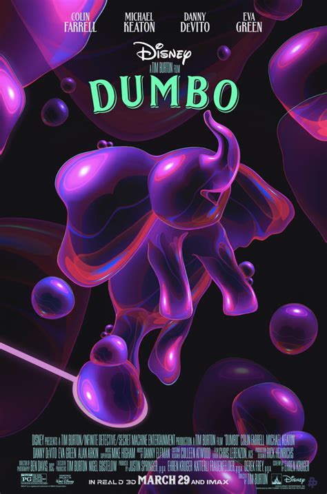 'Dumbo' Illustrated Poster | Official Art by Nicky Barkla for Disney Studios