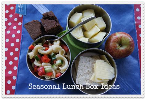 Lunch Box Ideas October - Planning With Kids
