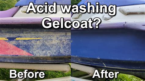 Hard water scale removal trick that works! Remove scale from gelcoat on your boat or PWC. - YouTube