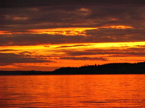 Puget Sound Sunset Photograph by Matt Dalsing - Fine Art America