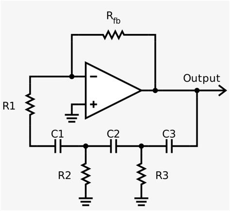 Sine Wave Oscillators - Phase Shift Oscillator Circuit Using Op Amp - 1000x895 PNG Download - PNGkit