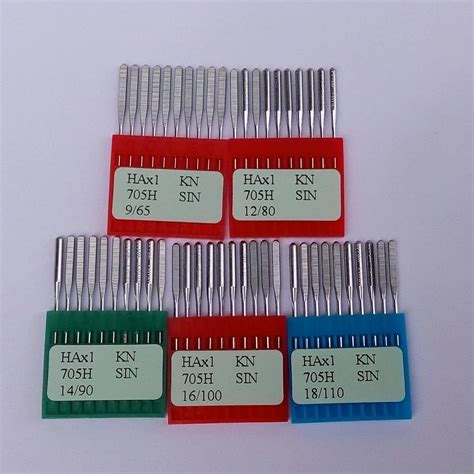 50PCS HA*1KN(EB) Domestic Embroider Sewing Machine Needles For Singer Brother Janome Toyota ...