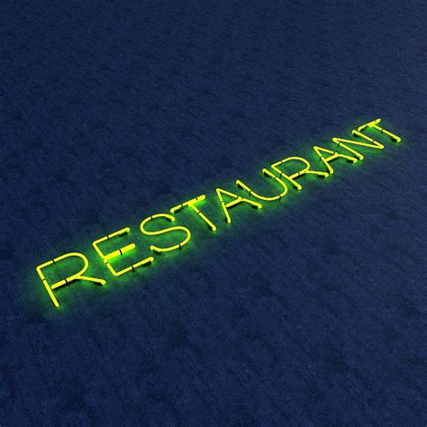 ArtStation - Restaurant Neon Sign | Resources