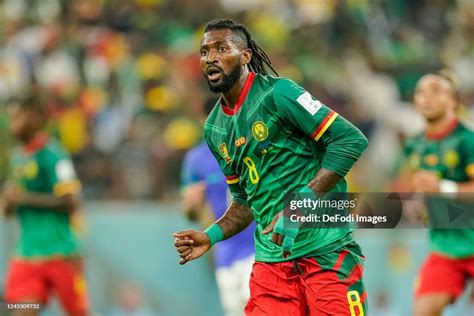 Andre-Frank Zambo Anguissa of Cameroon looks on during the FIFA World ...