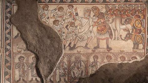 Rare discovery: Ancient synagogue mosaic may depict Alexander the Great ...