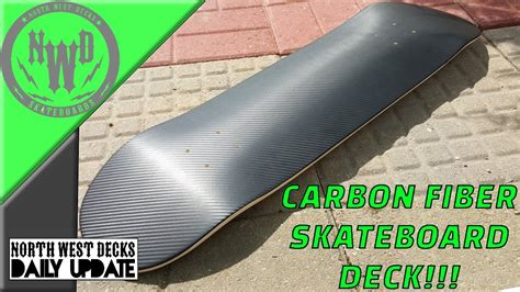 Carbon Fiber Skateboard Deck! - YouTube