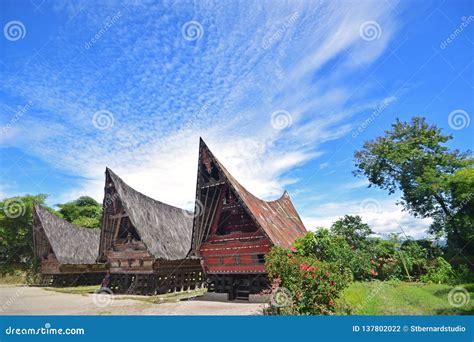 Jabu Houses Of Toba Batak Traditional Architecture At Samosir Island, Lake Toba, North Sumatra ...