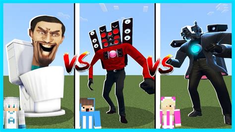 MIPAN & ZUZUZU Buat SKIBIDI TOILET VS SPEAKER MAN VS CAMERA MAN Di Minecraft! SIAPAKAH PALING ...