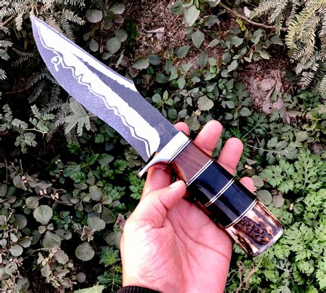 Custom Handmade Hand Forged 1095 Steel Hunting Knife – KBS Knives Store