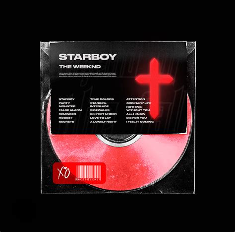 The Weeknd - Starboy (Album redesign) on Behance