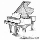 Piano Coloring Pages  Free & Printable sketch template