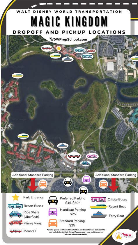 Walt Disney World Water Transportation Map - Transport Informations Lane