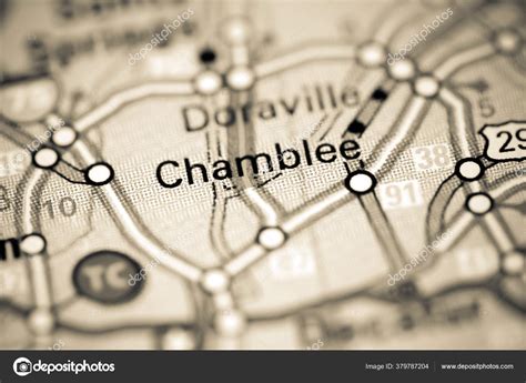 Chamblee Georgia Usa Map — Stock Photo © aliceinwonderland2020 #379787204