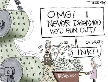 Editorial Cartoon U.S. treasury biden covid stimulus | The Week