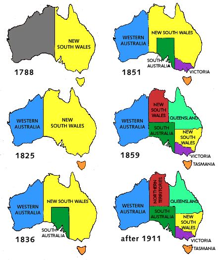 - Australian Colony Development via reddit | The Power Of Maps | Pinterest | History, Genealogy ...